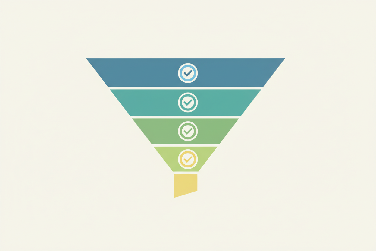 GA4 ecommerce event flow diagram for Shopify stores